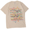 Tricou grafic pentru bărbați Adidas Top Mediu Alb Geometric Bumbac