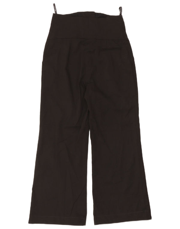 Pantaloni tăiați pentru femei Topshop UK 10 Small W28 L25 Negru