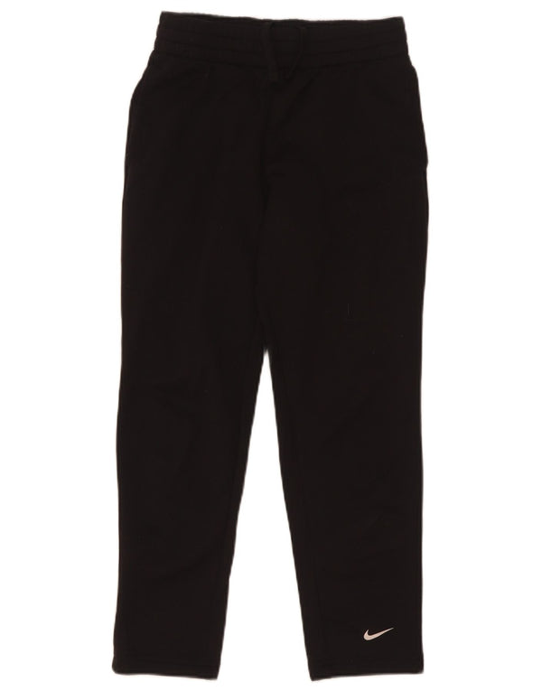 Pantaloni de trening Nike Dri Fit pentru băieți 10-11 ani, mediu negru