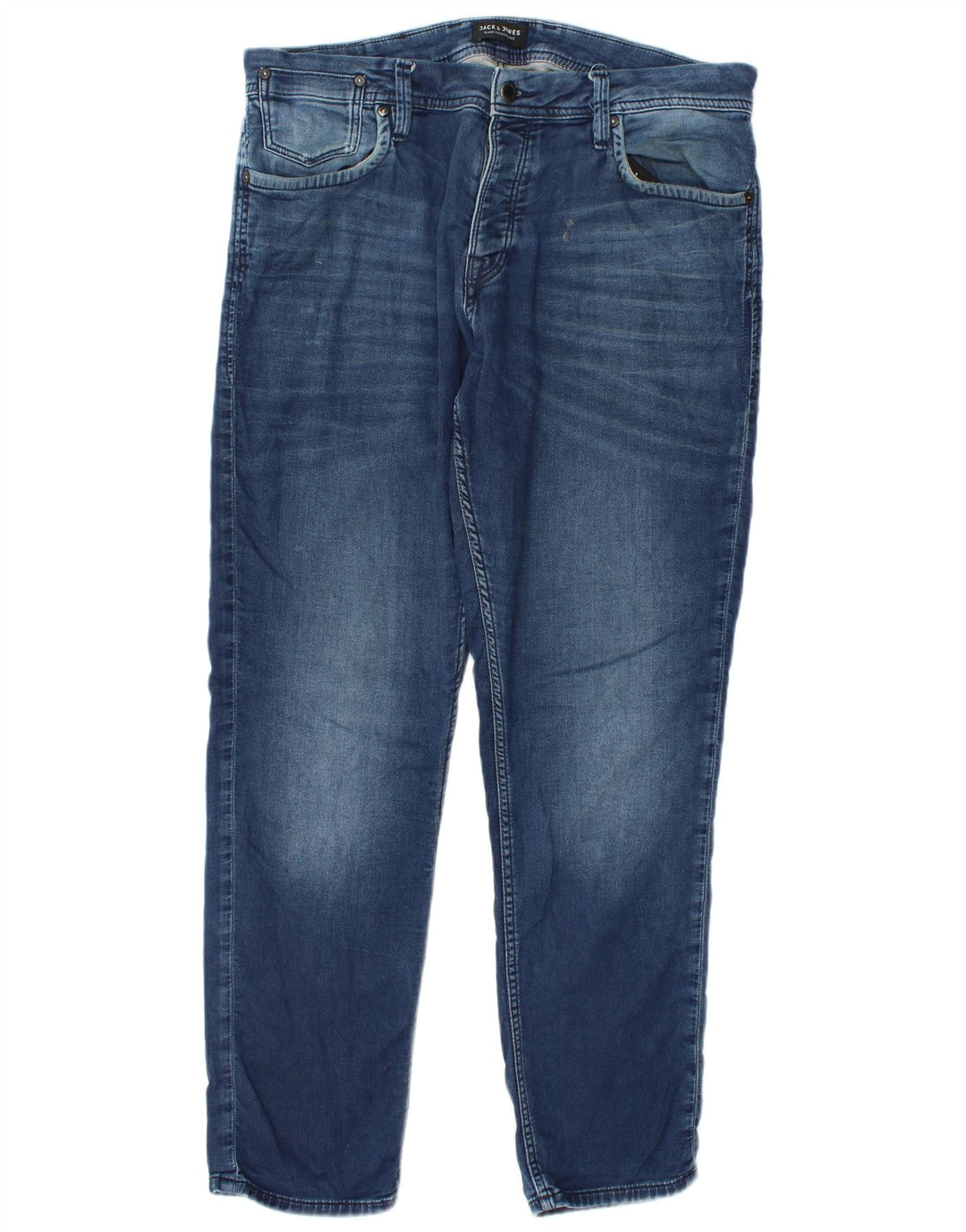 Blugi slim pentru bărbați Jack & Jones W34 L32 Bumbac albastru