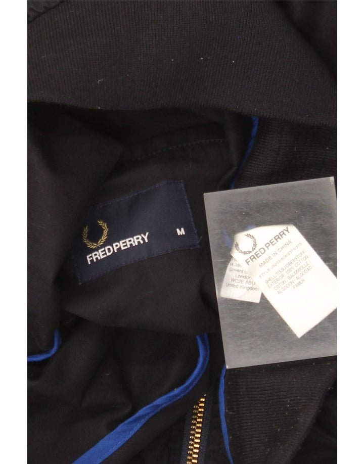 Jachetă Bomber pentru bărbați Fred Perry UK 38, mediu, bleumarin, bumbac