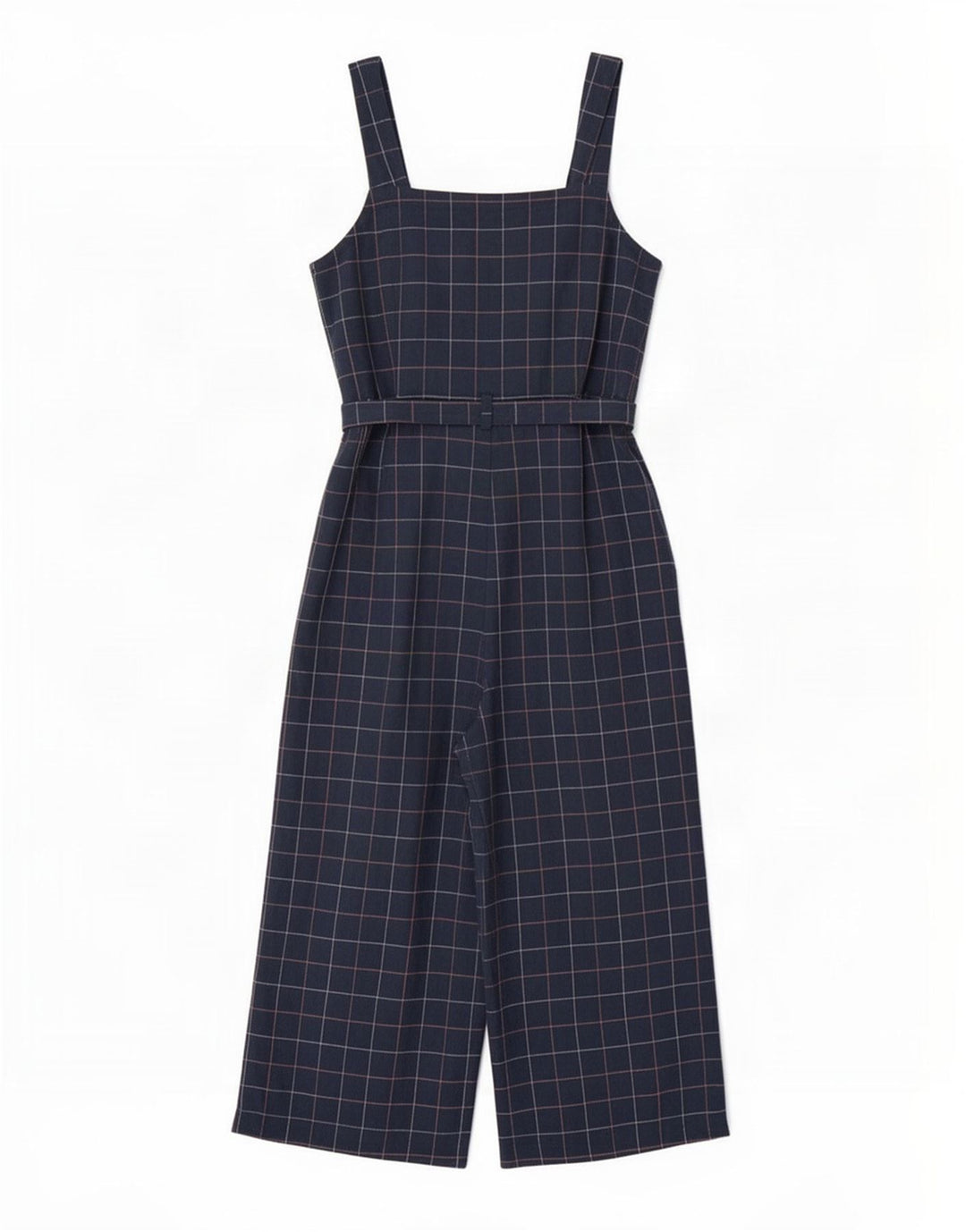 Salopetă mică pentru femei Seasalt Cornwall UK 12 Medium Bleumarin Check Bumbac