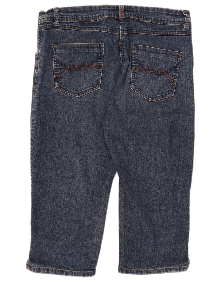 Bermude pentru damă M&Co, din denim, UK 12 Medium W32 Bumbac albastru