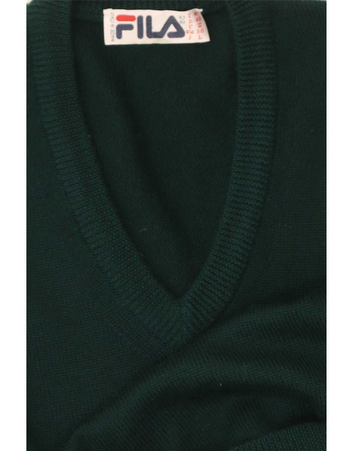 Pulover cu decolteu în V Fila pentru bărbați IT 48 Medium Green