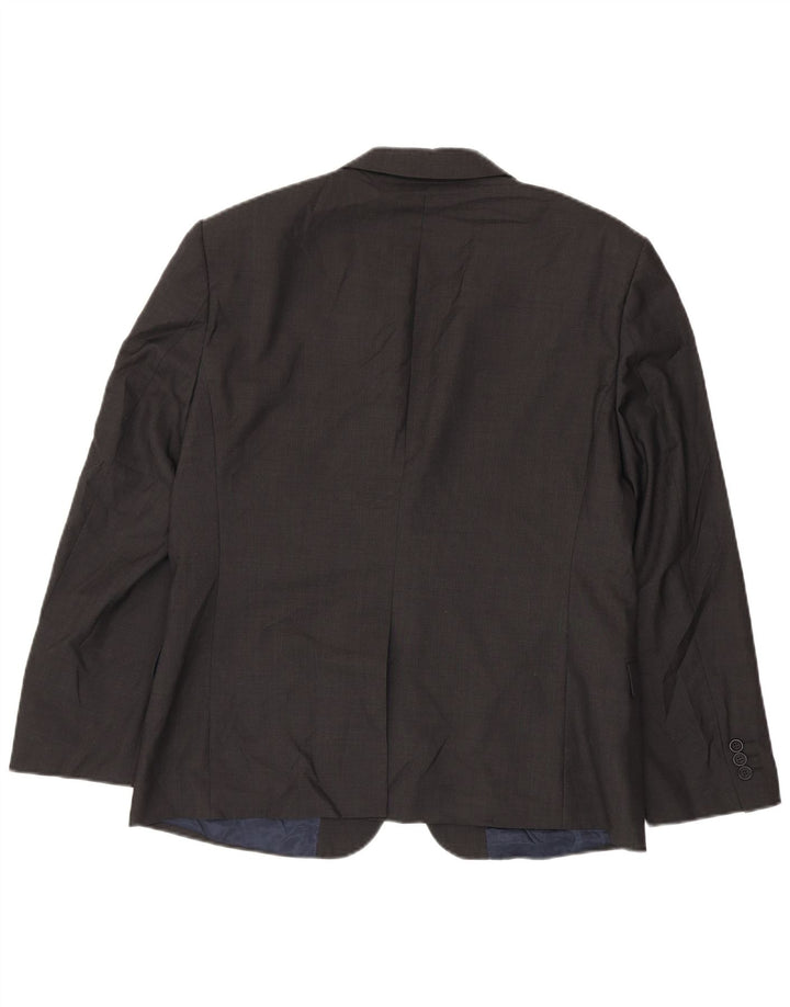 Sacou Ted Baker pentru bărbați, cu 2 nasturi, UK 38, lână, gri mediu