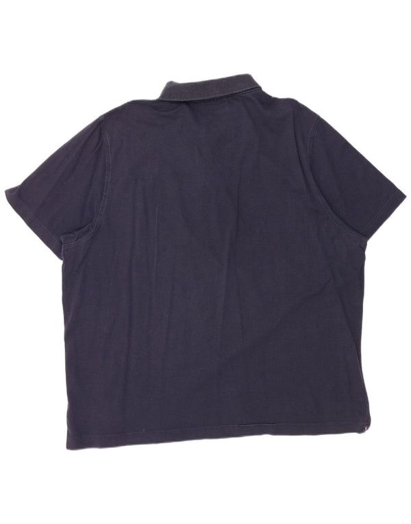 Tricou polo pentru bărbați LACOSTE Mărimea 8 3XL Bumbac bleumarin