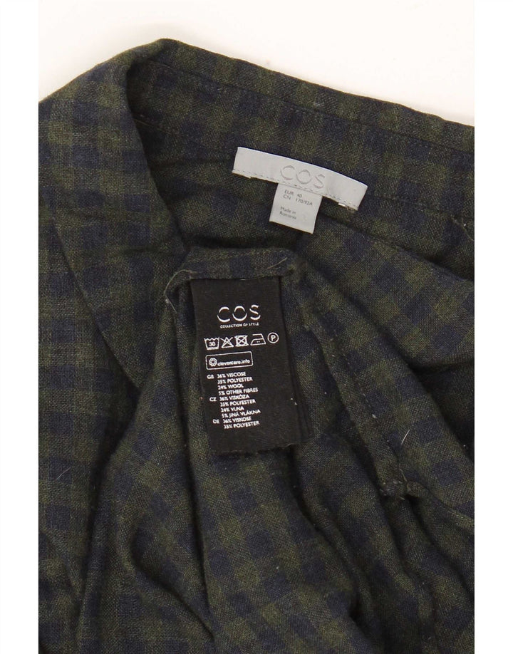 Cămașă Cos Femei Flanel EU 40 Medium Khaki Check Viscose