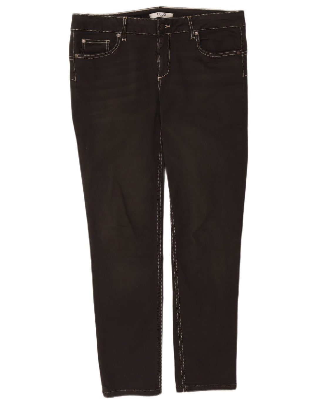 Blugi skinny pentru femei Liu Jo W30 L28 gri