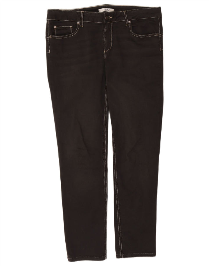 Blugi skinny pentru femei Liu Jo W30 L28 gri