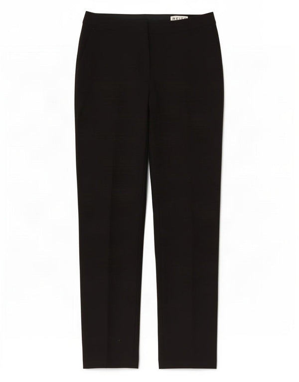 Pantaloni casual drepti Reiss pentru femei UK 8 Small W28 L27 Lână neagră
