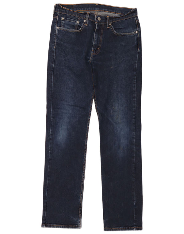 Blugi drepti pentru bărbați Levi's 514 W32 L34 Bumbac bleumarin