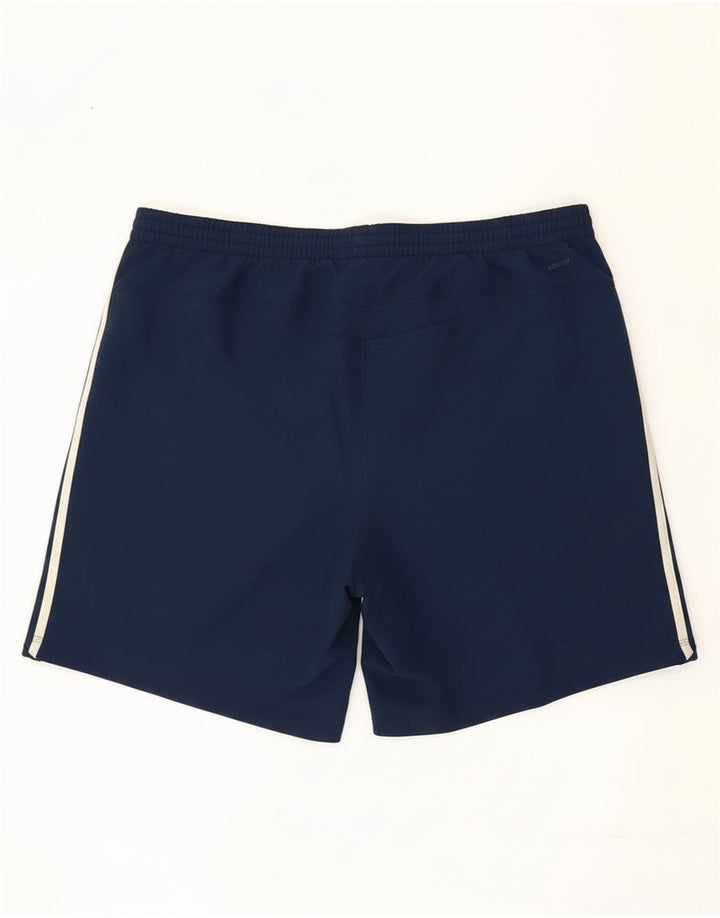 Pantaloni scurți sport pentru bărbați Adidas XL bleumarin poliester