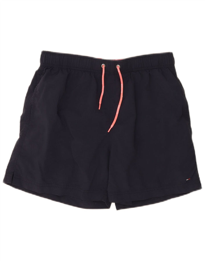 Pantaloni scurți de înot Tommy Hilfiger pentru bărbați, nailon mici, bleumarin