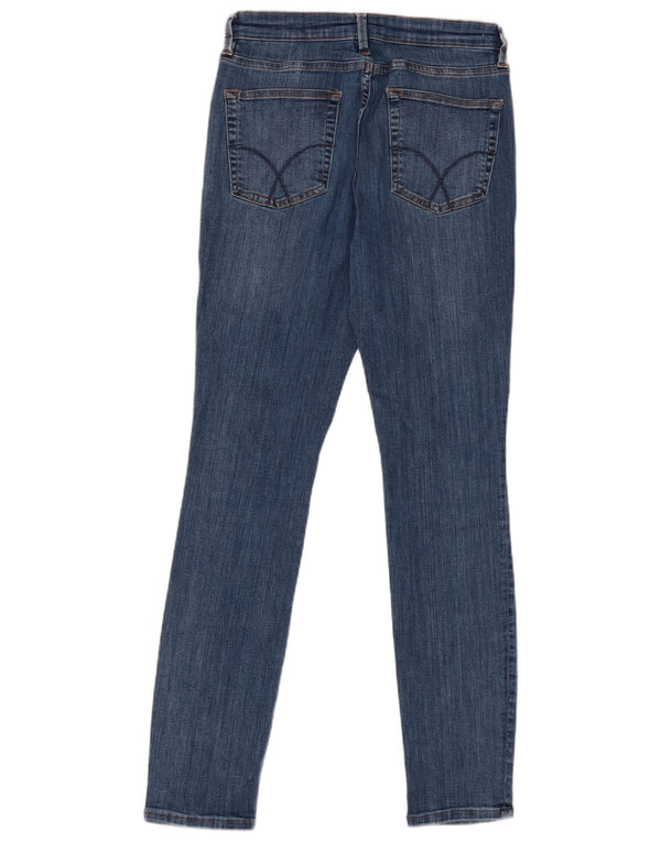 Crew Clothing Blugi skinny pentru femei UK 12 Medium W30 L29 Blue Bumbac