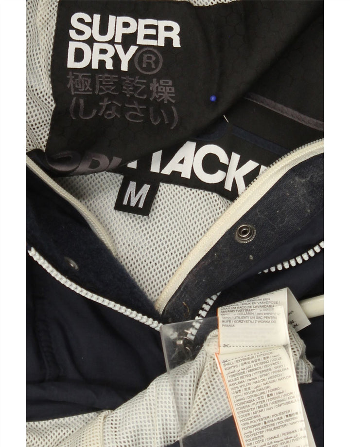 SUPERDRY Jachetă Windbreaker pentru bărbați cu grafică UK 38 Medium Navy Blue Marine