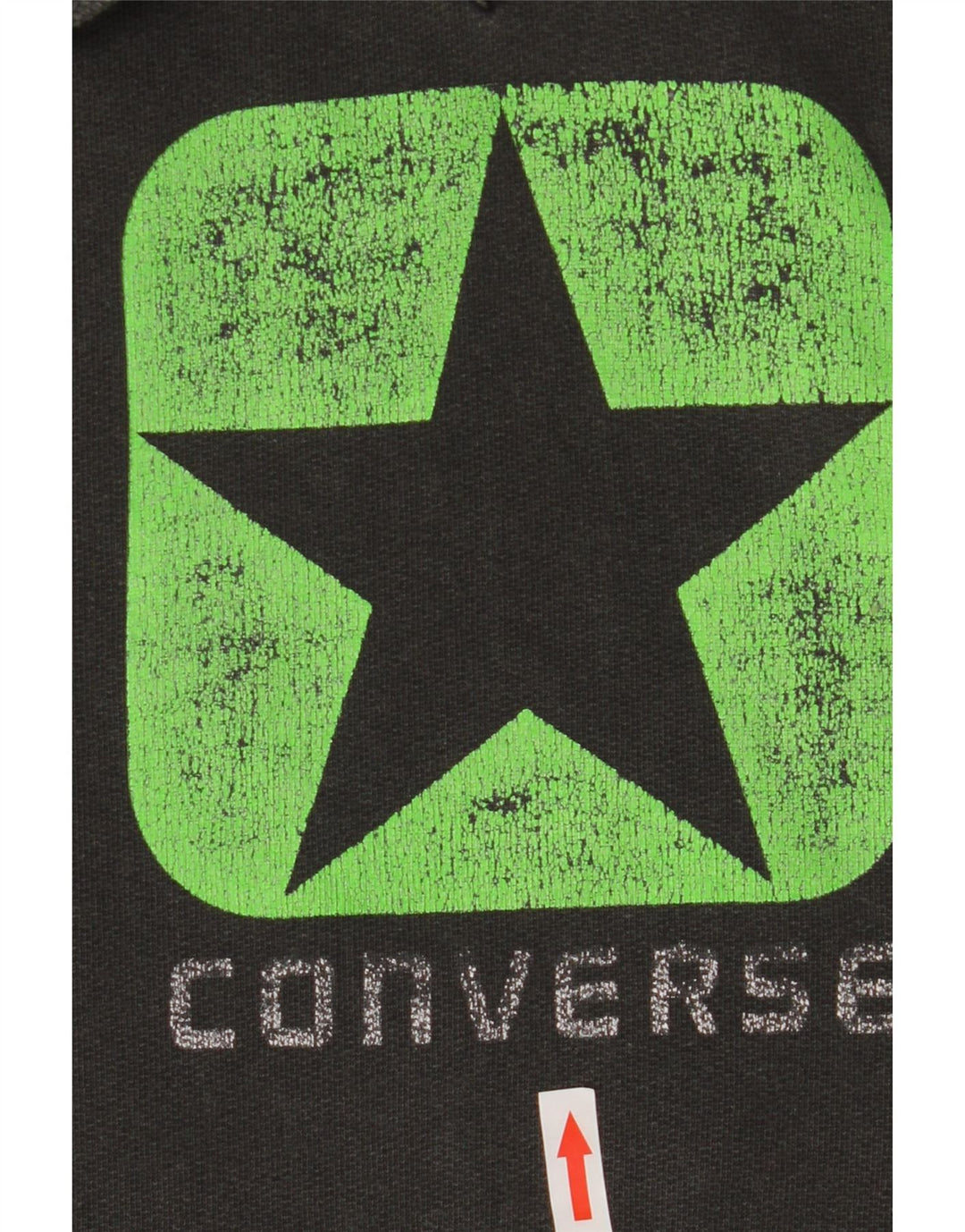Pulover pentru bărbați Converse Graphic Hoodie, bumbac, gri mediu