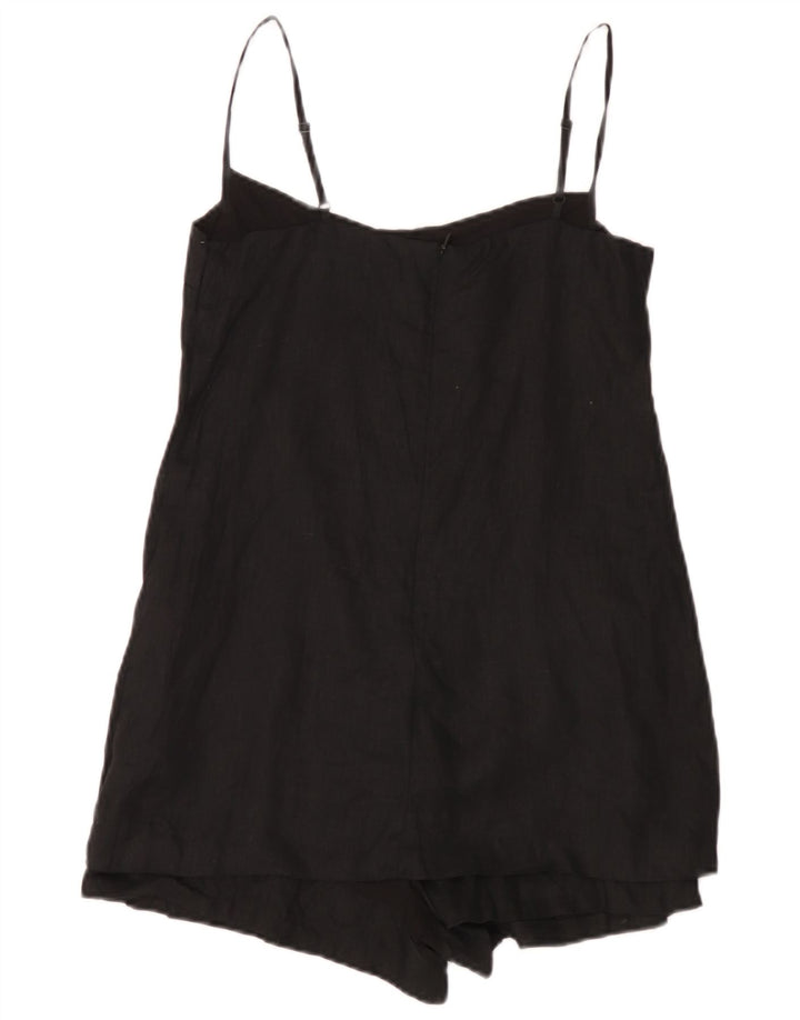 Costum pentru femei Zara UK 10 Small Black Linen