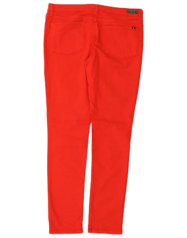 TOMMY HILFIGER Pantaloni skinny casual pentru femei L32 L32 bumbac roșu