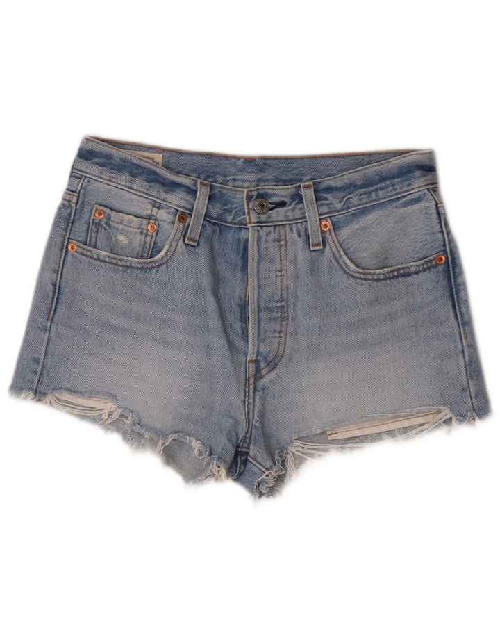 Pantaloni de damă Levi's 501 Denim Hot Pants W25 Small Blue Bumbac