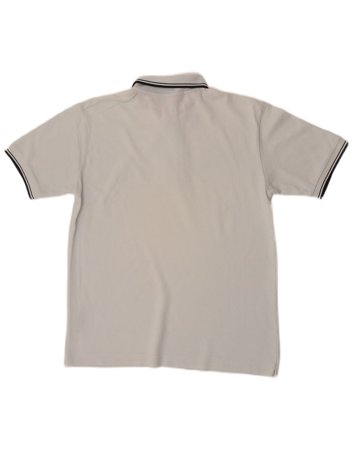 Cămașă polo pentru bărbați Kappa, bumbac albastru mediu