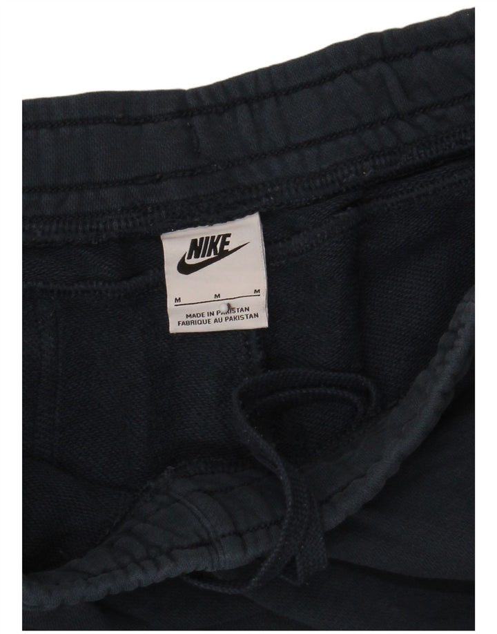 Pantaloni scurți sport grafic Nike pentru bărbați, bumbac mediu albastru bleumarin