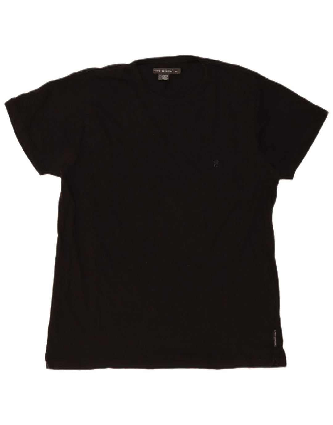 Tricou pentru bărbați French Connection Top XL Bumbac negru