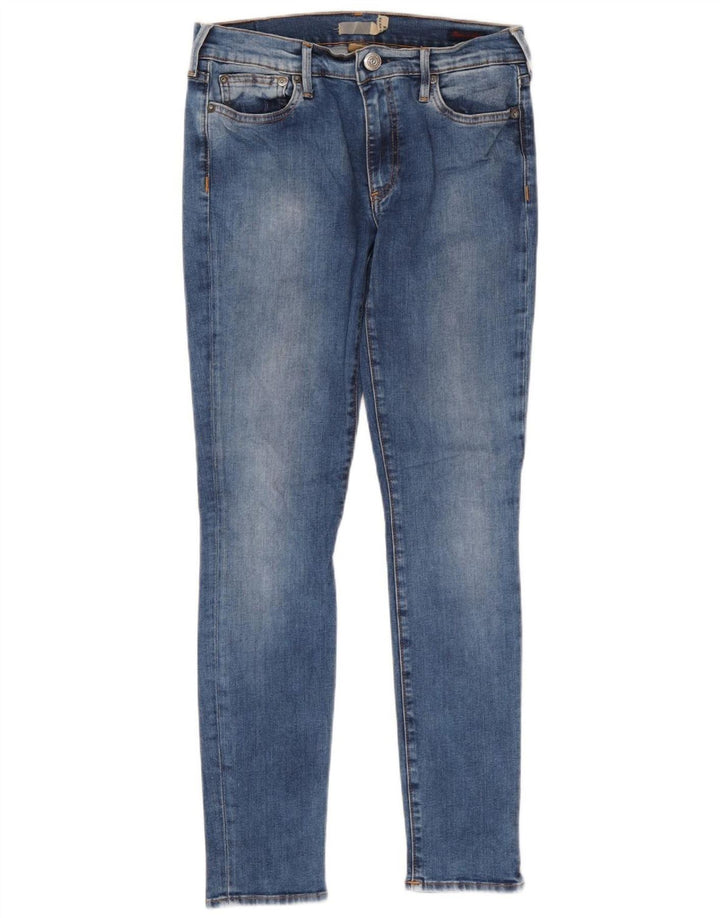True Religion Blugi slim pentru femei cu talie medie L29 L29 bumbac albastru