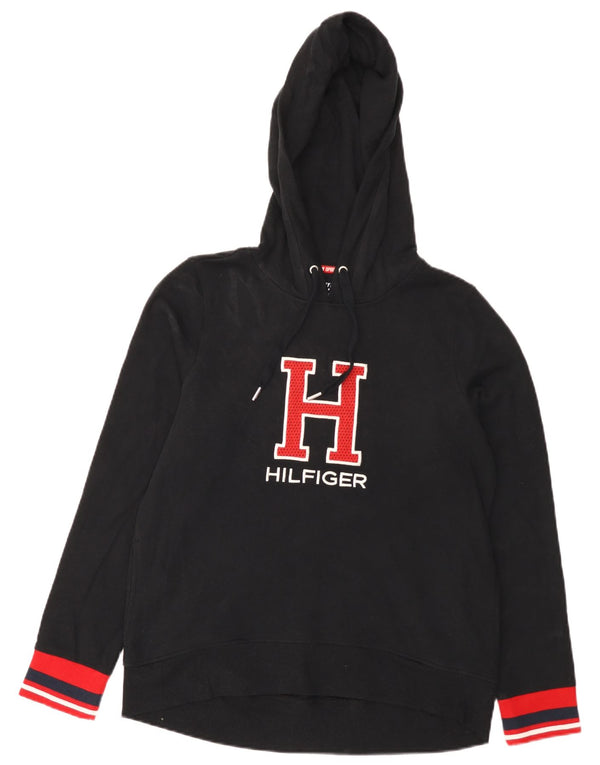 Pulover Tommy Hilfiger pentru damă, cu grafică, UK 14 Medium Black Colorblock