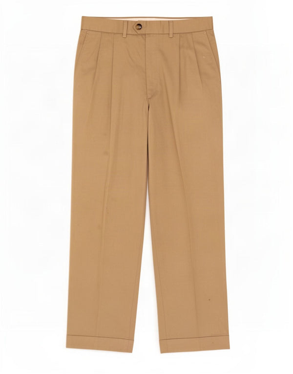 Marks & Spencer Pantaloni de costum pentru bărbați St. Michael Pegged W32 L29 bej bumbac