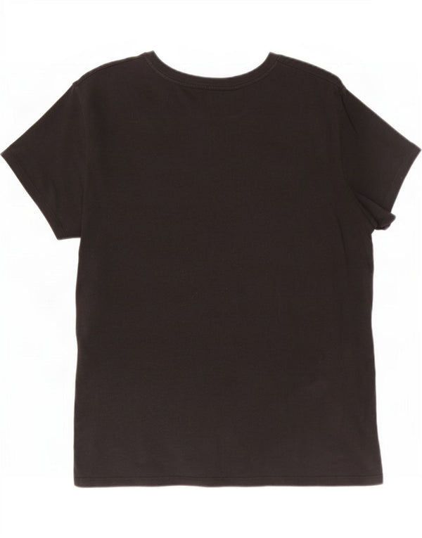 Tricou cu grafic Levi's pentru femei Top UK 16 Large Black Bumbac