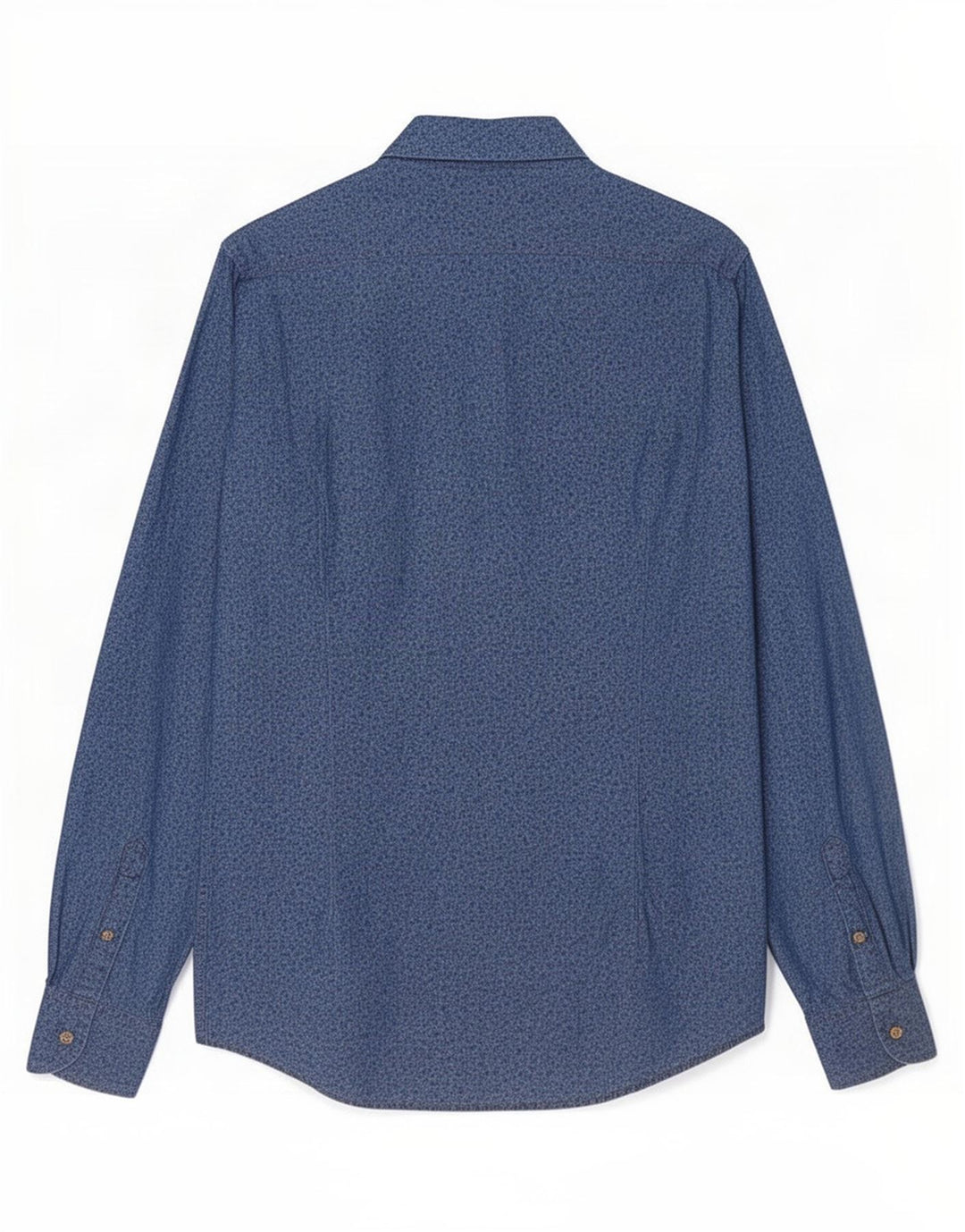 Cămașă Massimo Dutti Bărbați Mic Albastru Floral Bumbac