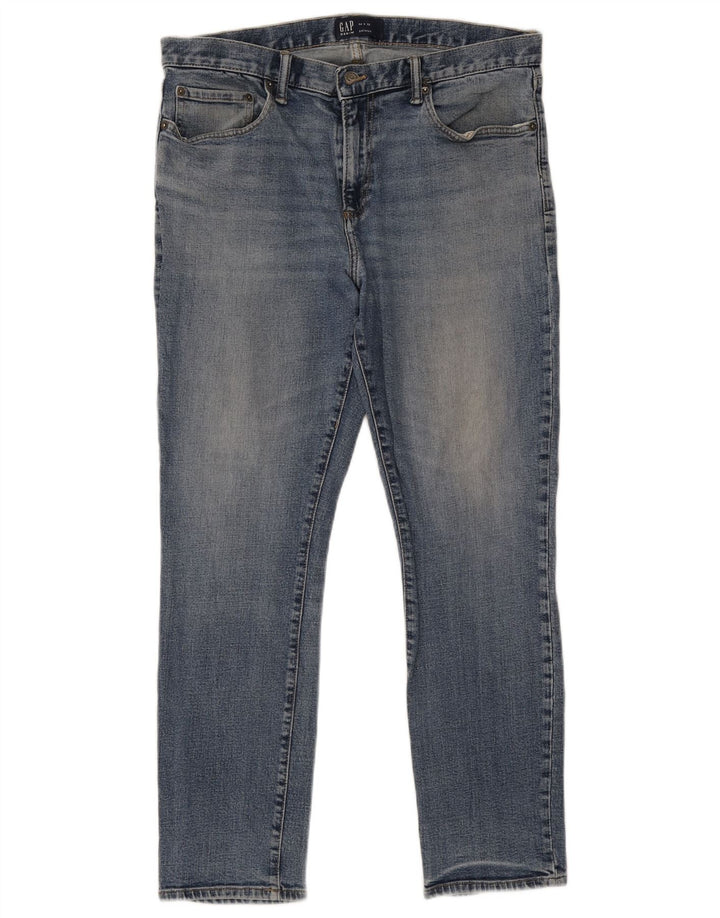 Blugi skinny pentru bărbați Gap W34 L30 Bumbac albastru