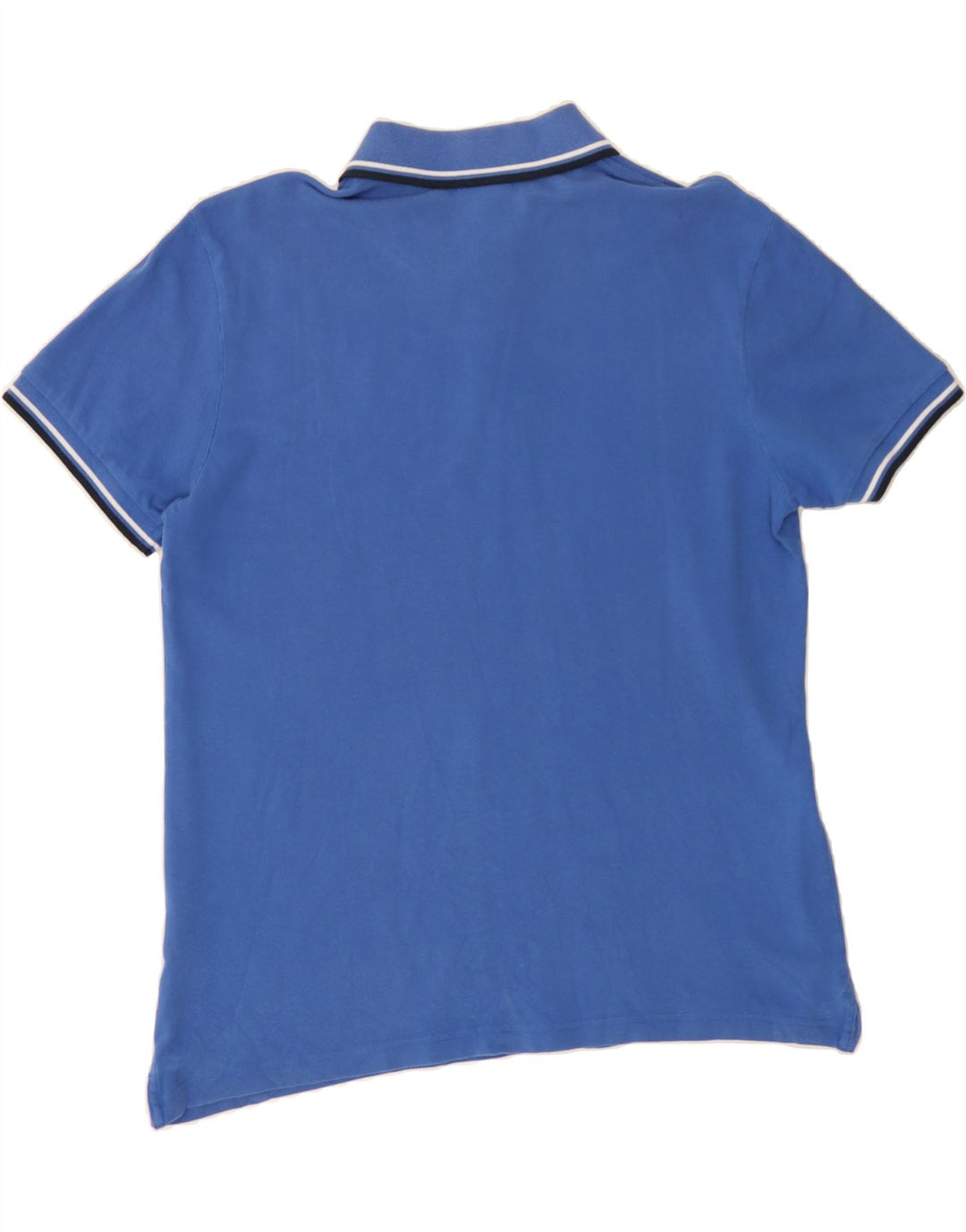 DIADORA Mens Polo Shirt Medium Blue Cotton Vintage Diadora and Second-Hand Diadora from Messina Hembry 