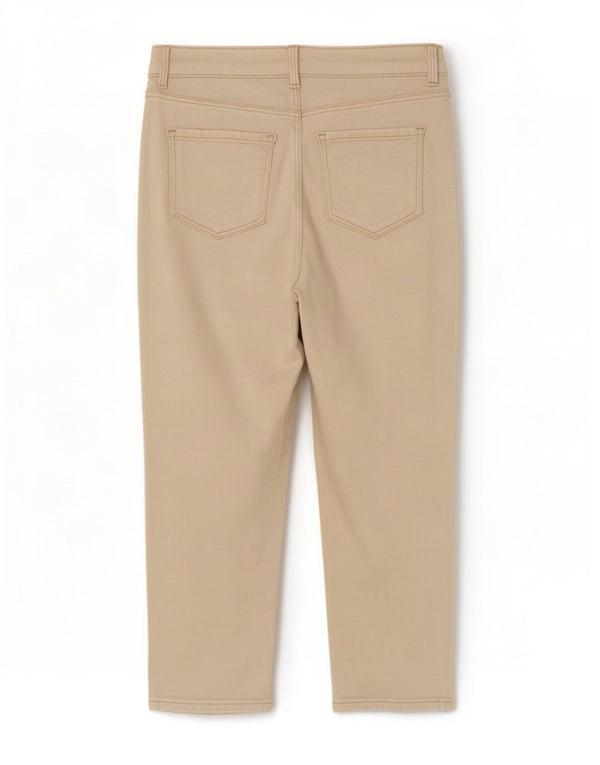 Blugi tăiați pentru femei Marks & Spencer UK 12 Medium W28 L21 Bumbac alb catifelat
