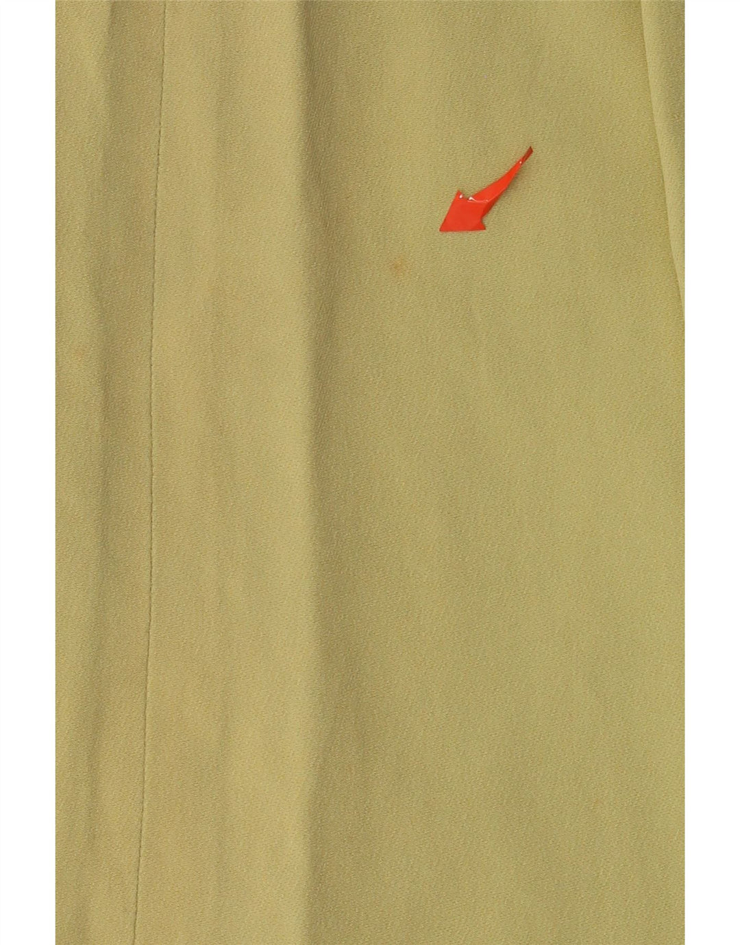 Fusta dreaptă pentru femei VALENTINO UK 14 Medium W30 Galben