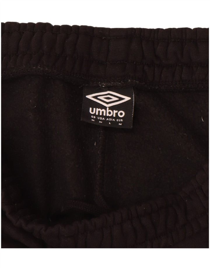Pantaloni scurți sport UMBRO pentru bărbați, bumbac mediu negru