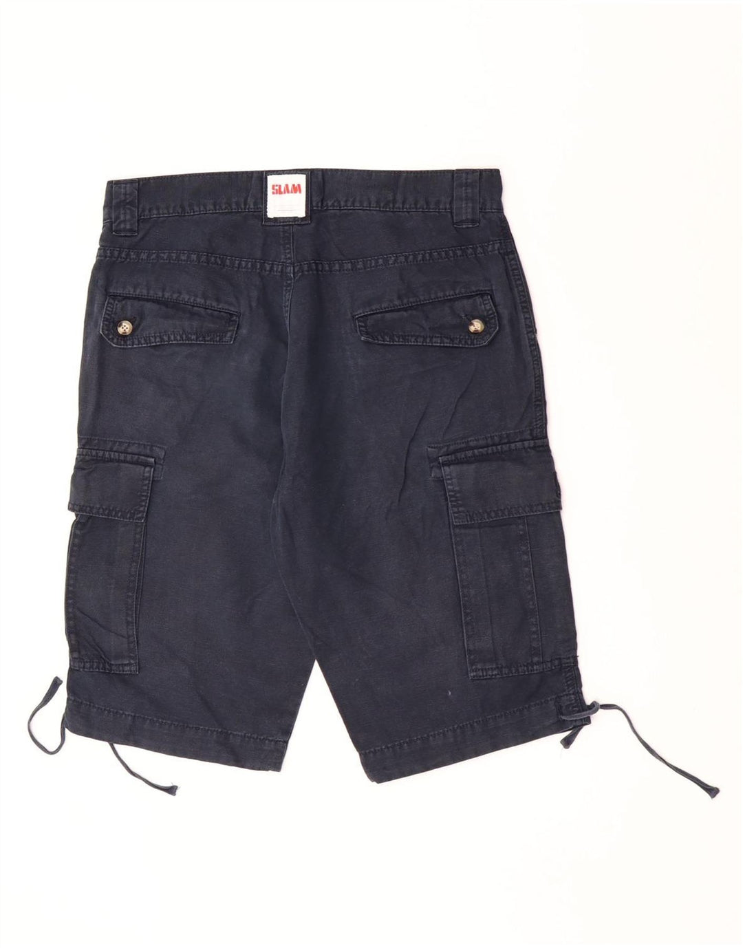 Pantaloni scurți cargo Slam pentru bărbați IT 46 Small W30 Bumbac bleumarin