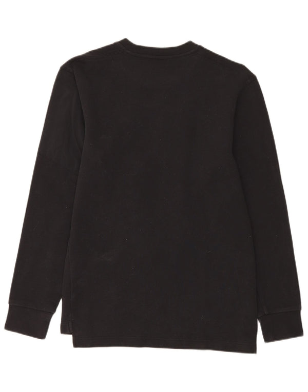 Umbro Mens Ireland Graphic Top Long Sleeve Small Black Cotton