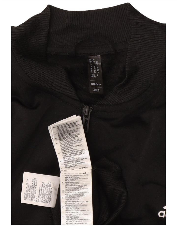 Jachetă de trening pentru femei Adidas UK 24/26 2XL Negru Poliester
