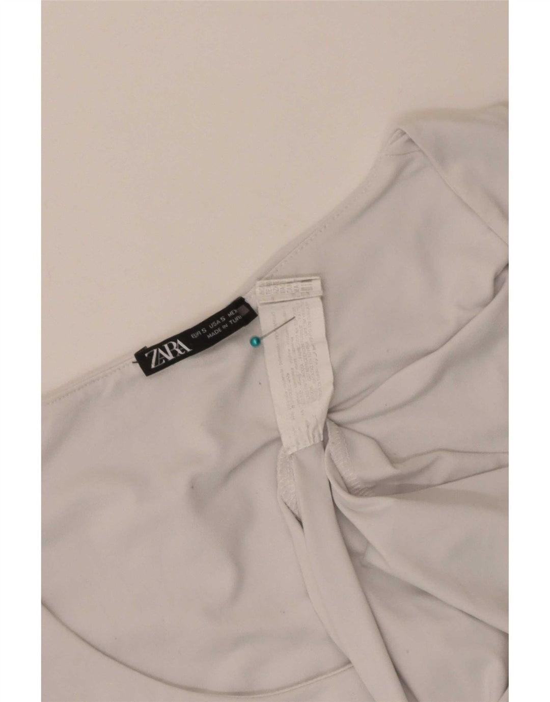 Vest Vest Top Femei Zara UK 8 Small Poliamidă Albă