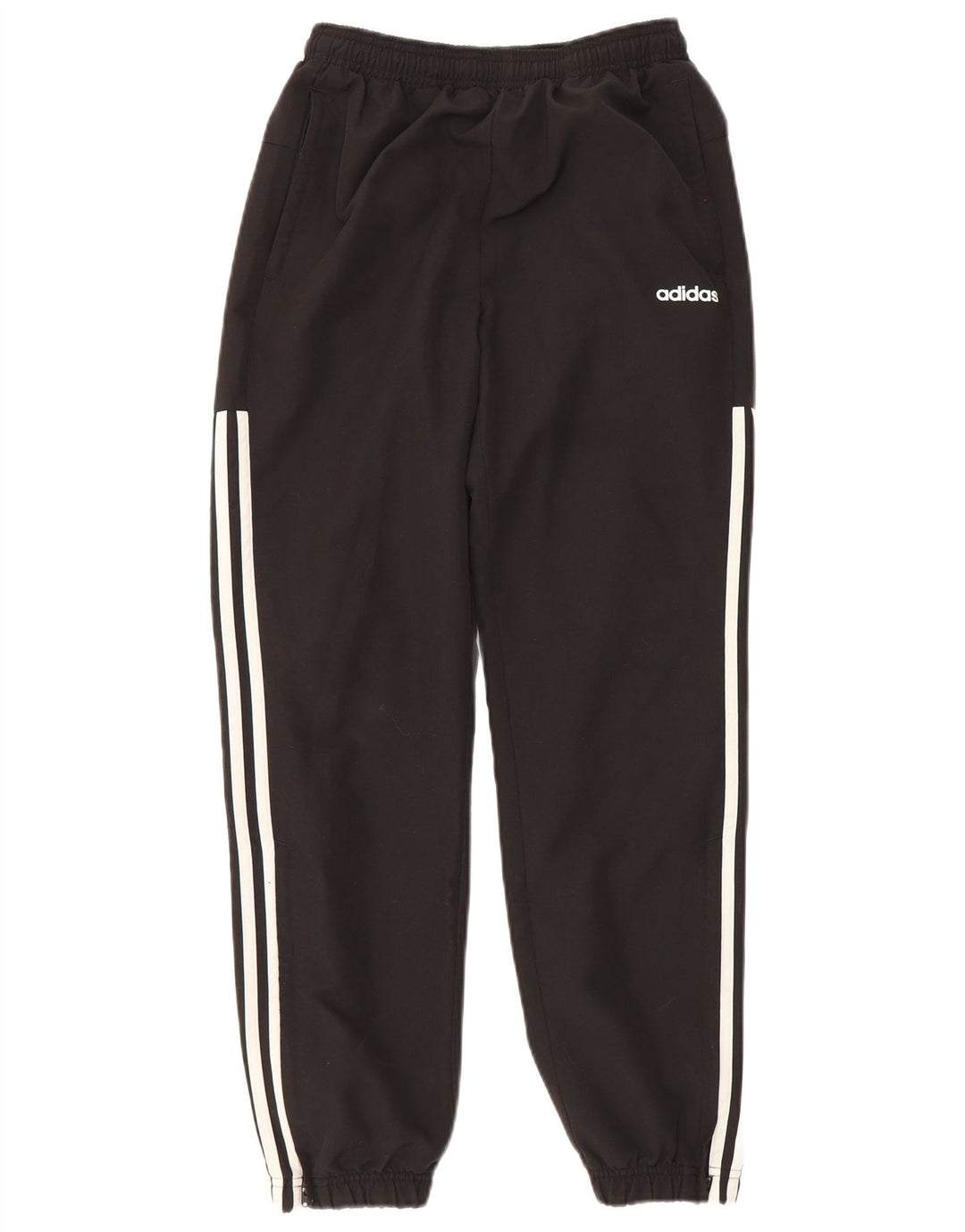 Adidas Băieți Pantaloni Trening Pantaloni Joggeri 13-14 Ani Poliester Negru
