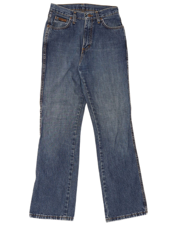 Wrangler Boys TIna Straight Jeans 9-10 ani W26 L30 albastru bumbac