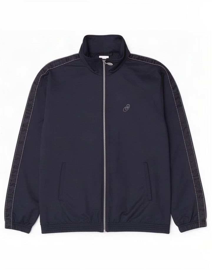 Jachetă de trening pentru bărbați Asics, XL, poliester bleumarin