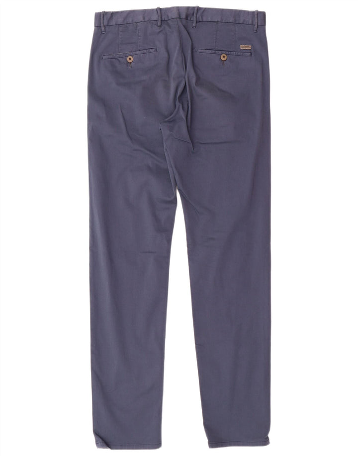 Pantaloni chino pentru bărbați JOOP Slim Fit L31 L32 Bumbac bleumarin