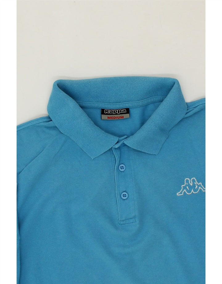 KAPPA Mens Polo Shirt Medium Blue Cotton Vintage Kappa and Second-Hand Kappa from Messina Hembry 