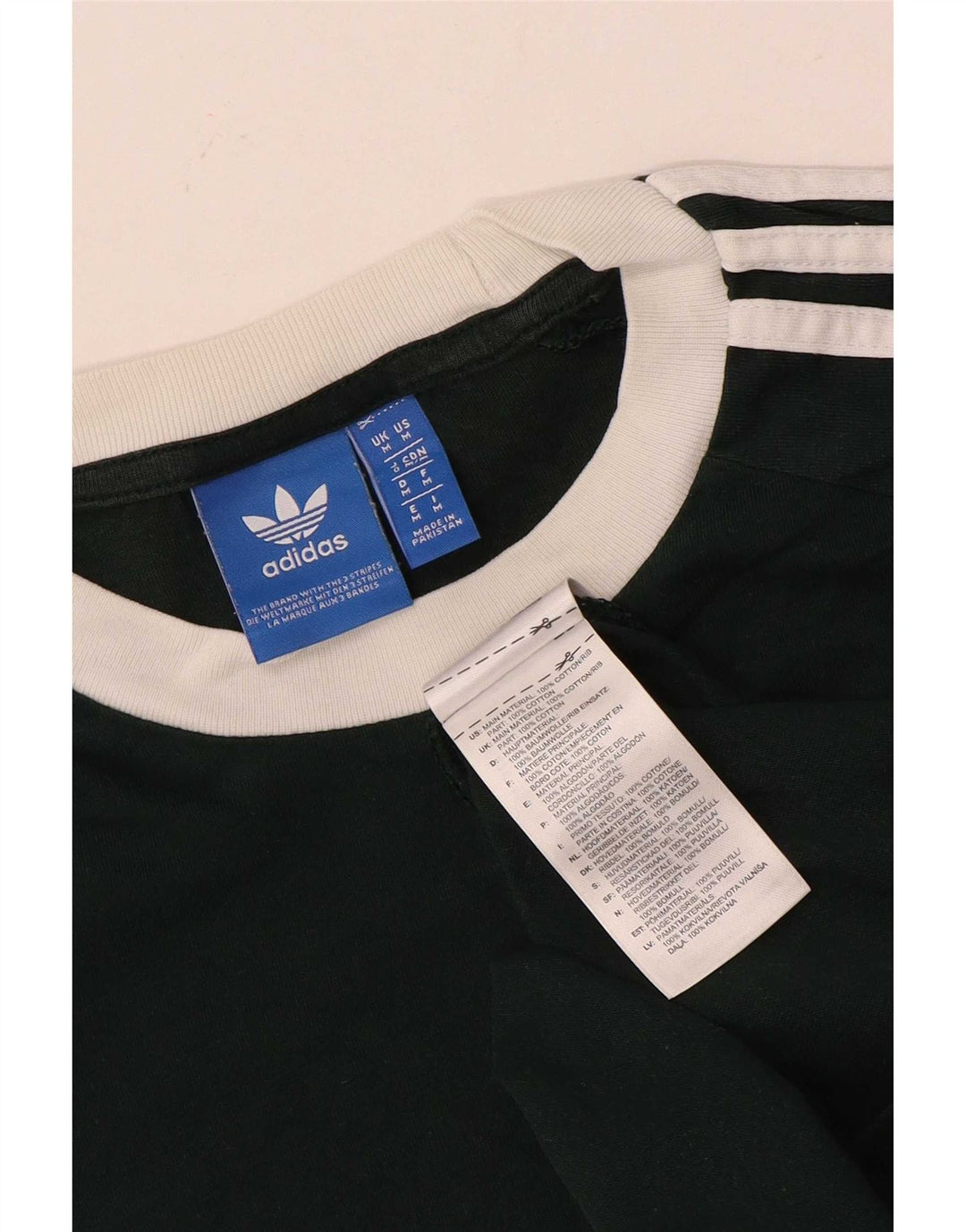 Tricou grafic pentru bărbați Adidas Top din bumbac verde mediu