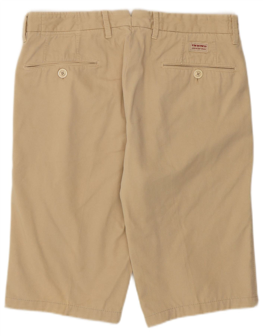 TWISTED TAILOR Pantaloni scurți chino pentru bărbați IT 46 Small W30 Bej Bumbac
