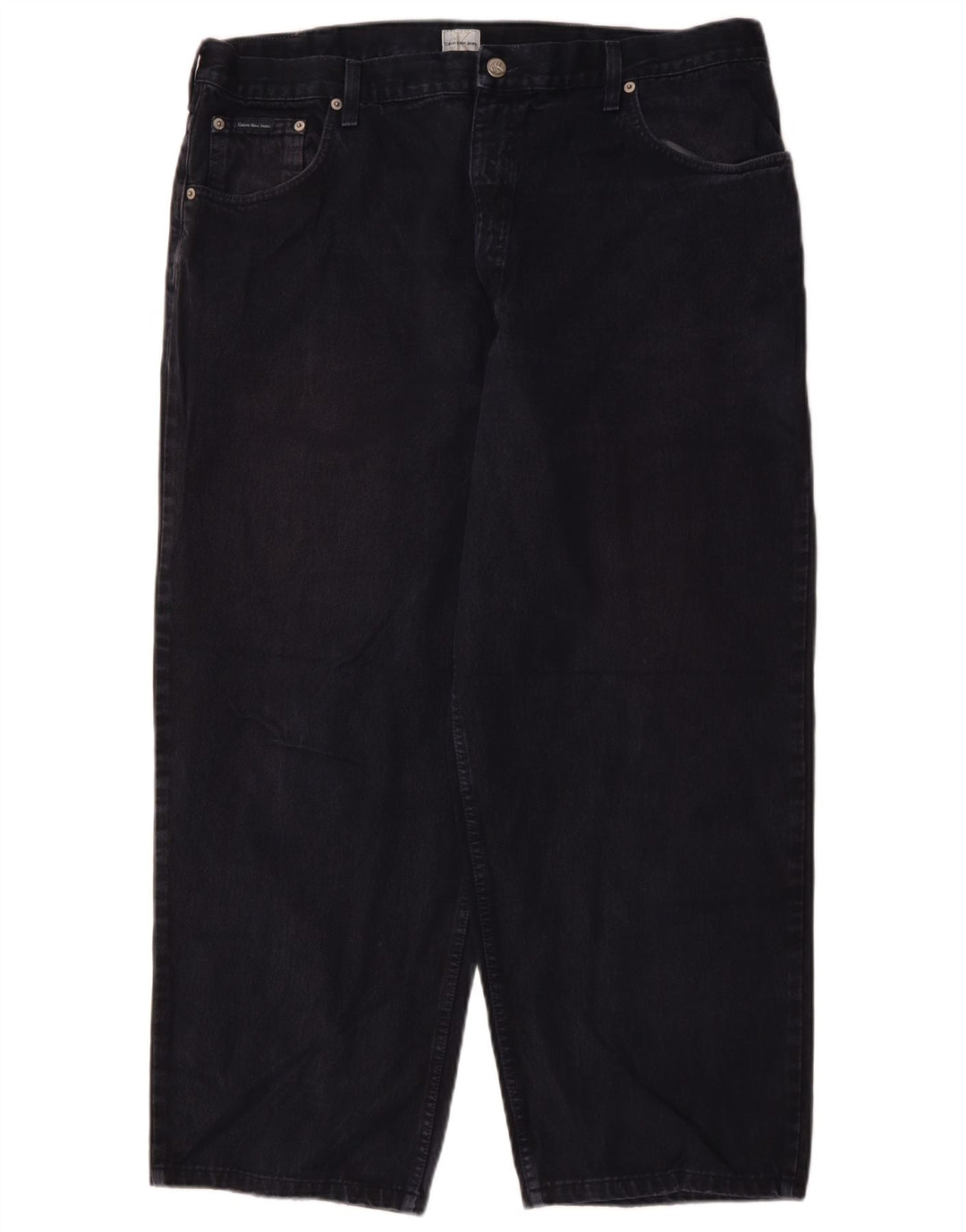 Blugi largi pentru bărbați CALVIN KLEIN L40 L27 Bumbac bleumarin