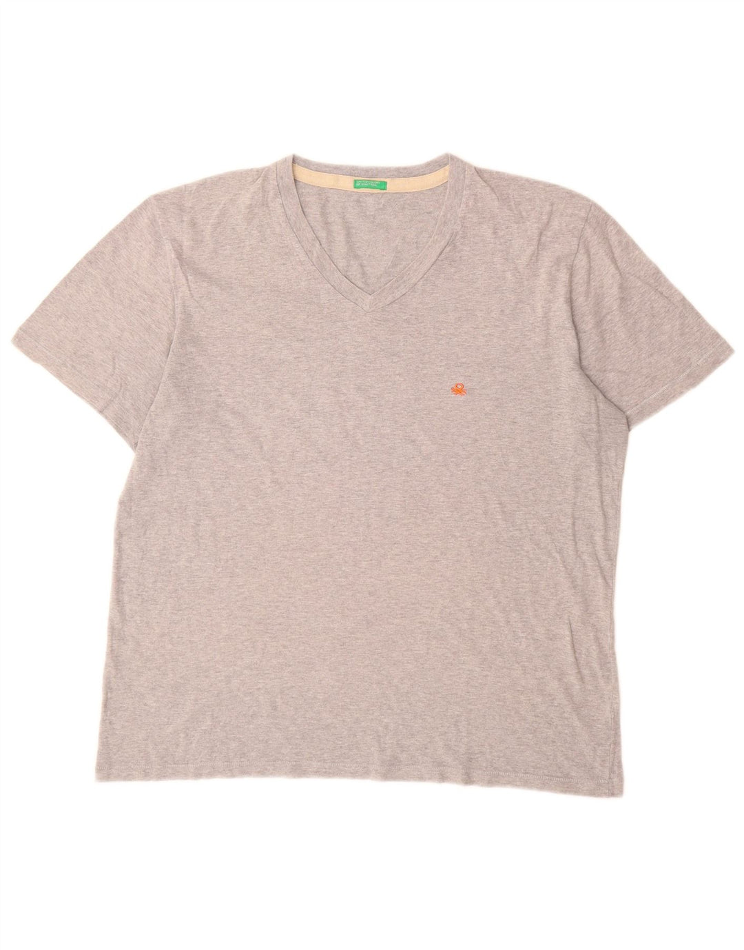 Tricou pentru bărbați Benetton Top Medium Gri Pete