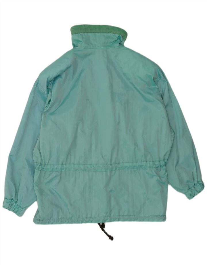 Jachetă de ploaie vintage pulover pentru femei UK 20 2XL Albastru